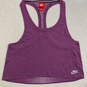 Sheer Nike Racerback Magenta Tank size S